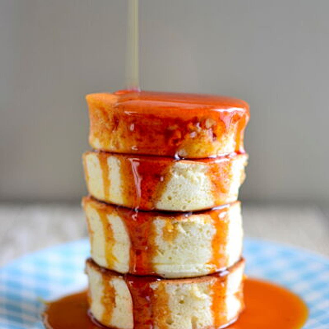 Pancakes japonais au sirop d’érable