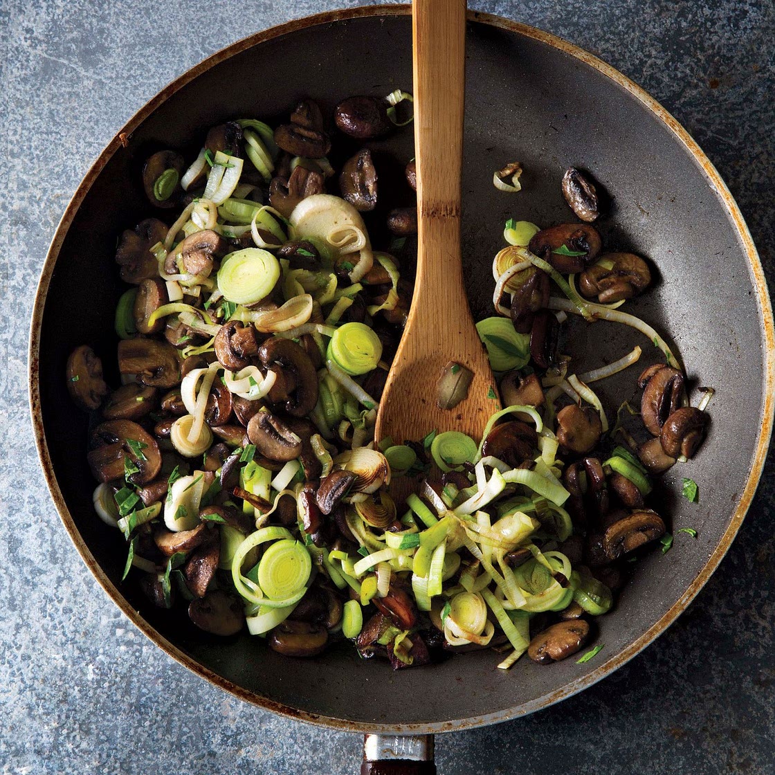 Mushroom And Leek Sauté