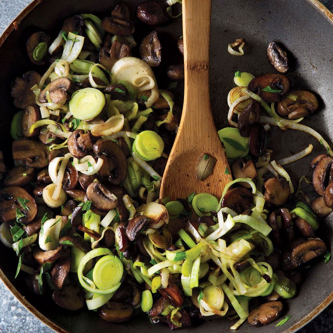 Mushroom And Leek Sauté