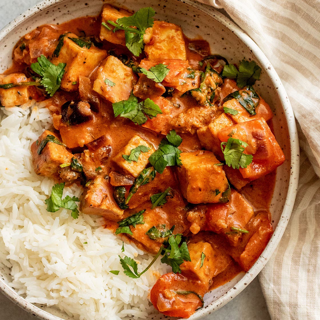 Peanut Red Curry Tofu
