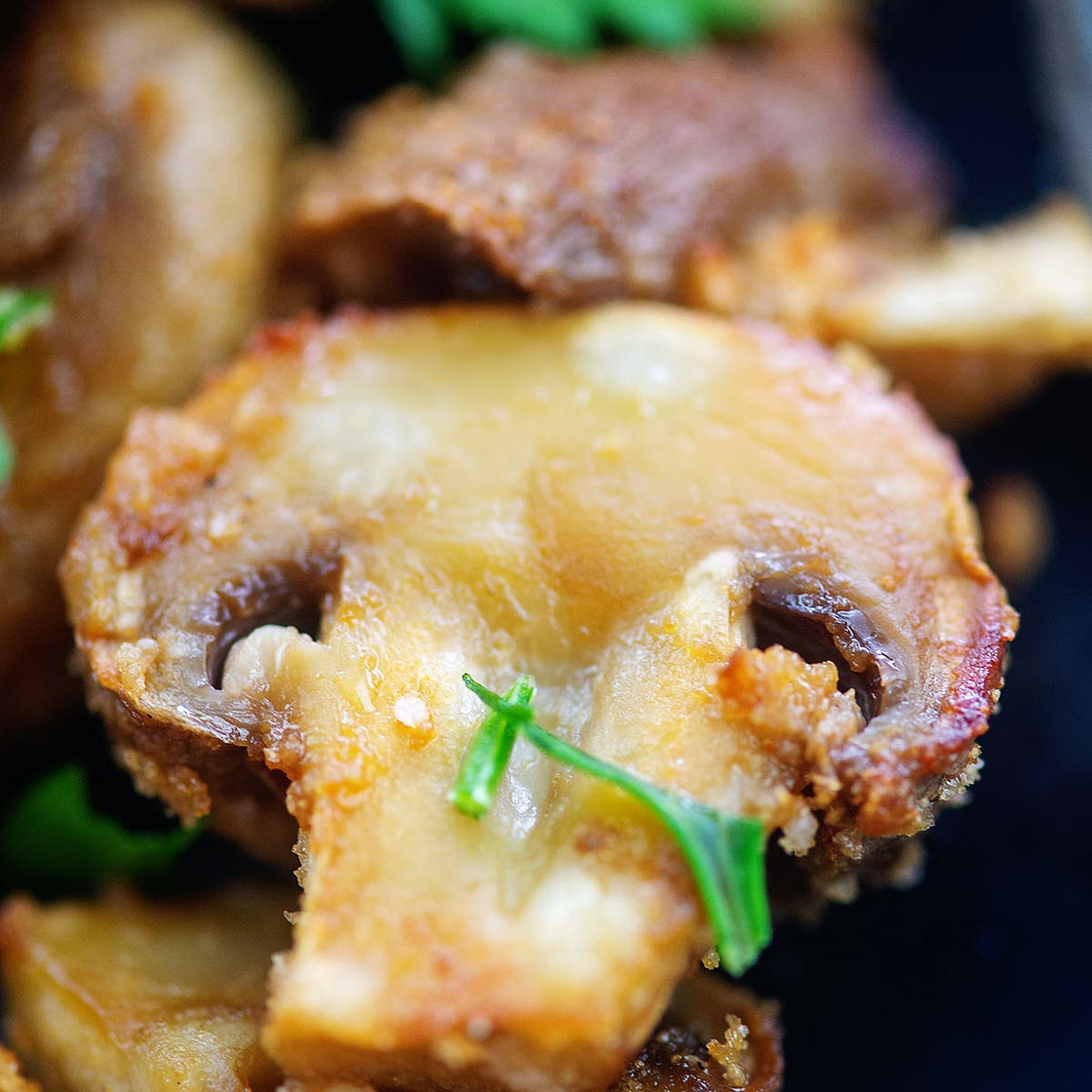 Air Fryer Mushrooms