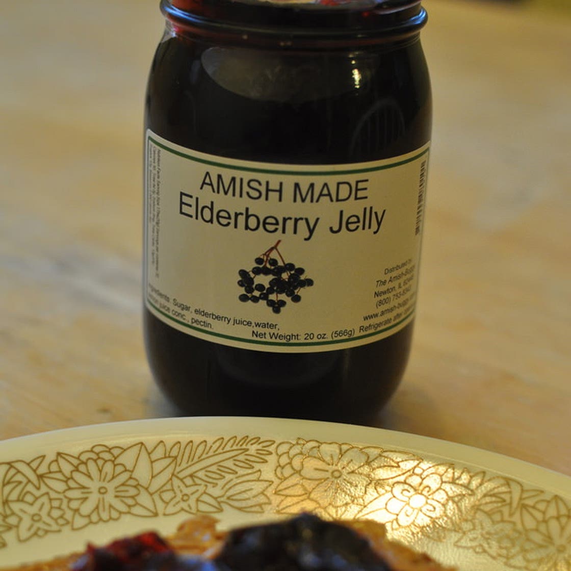 Elderberry Custard Pie