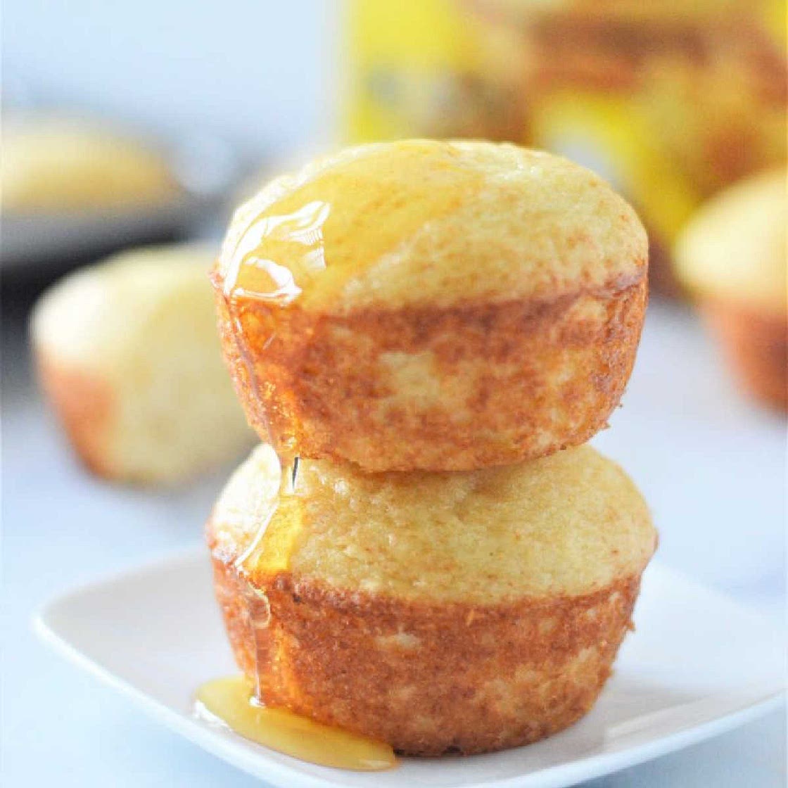 Vanilla Greek Yogurt Muffins With Pancake Mix