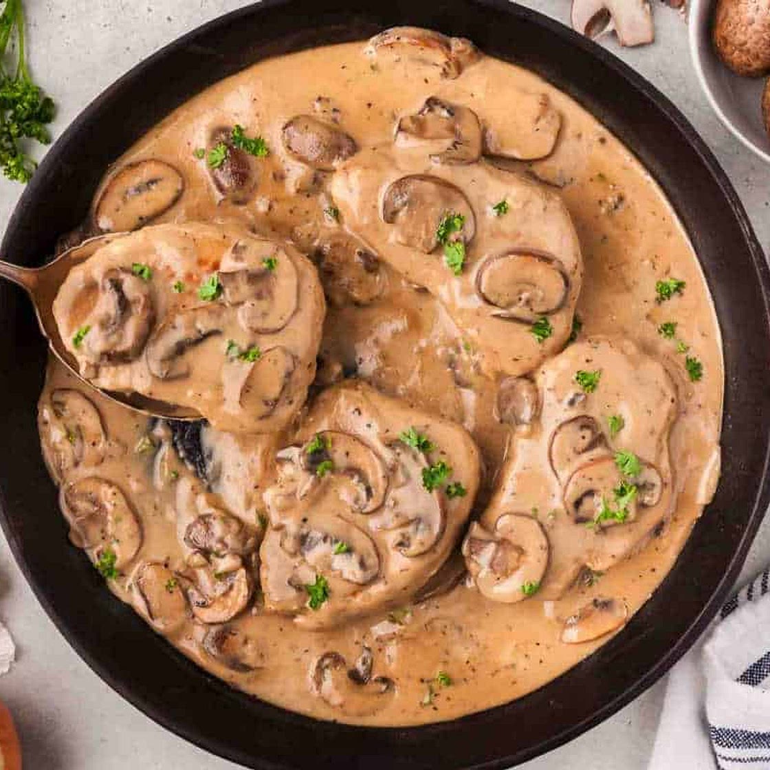 Cream of Mushroom Pork Chops