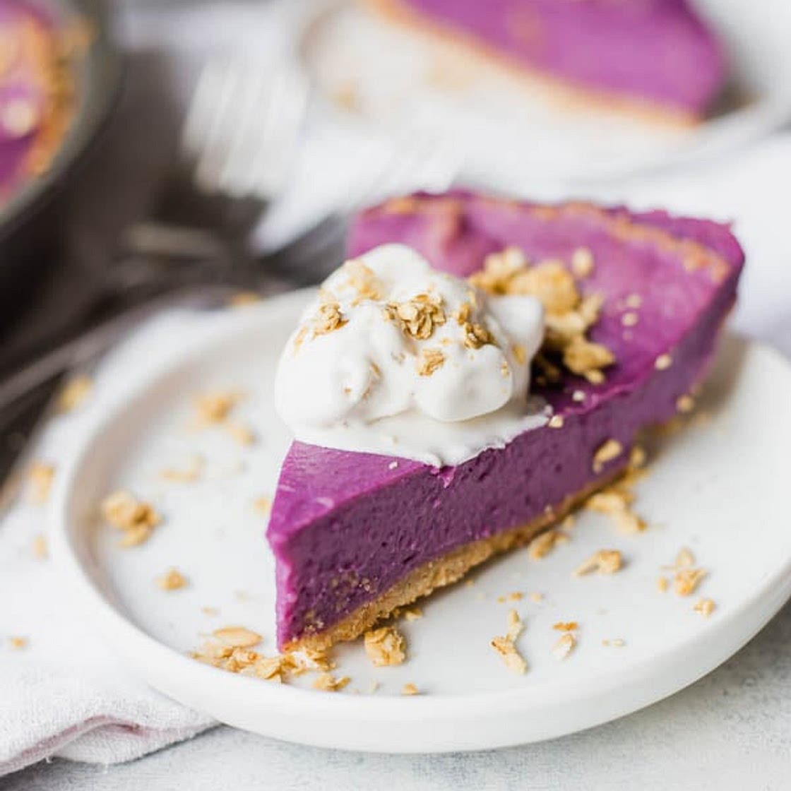 Vegan Purple Sweet Potato Pie