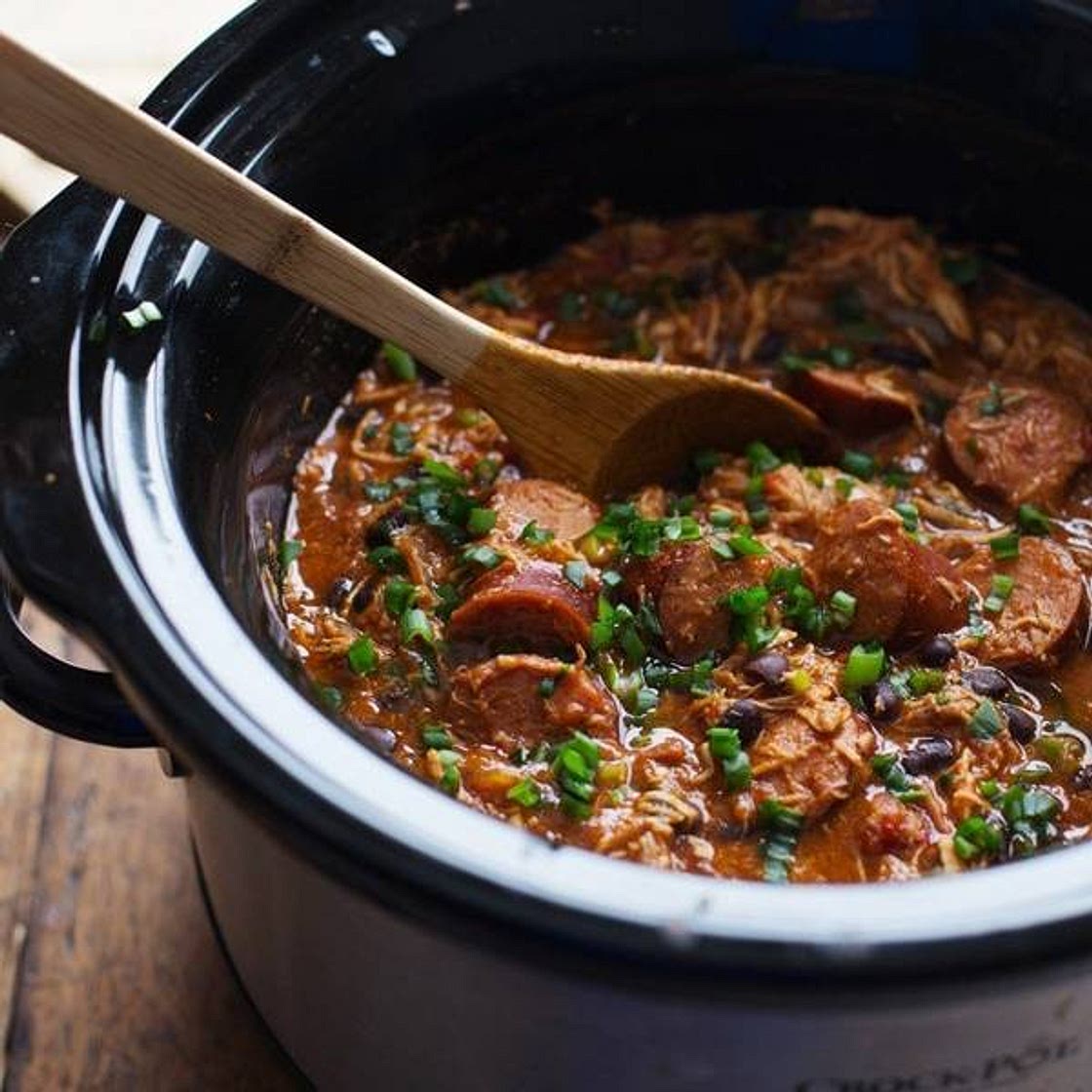 Slow Cooker Creole Chicken and Sausage