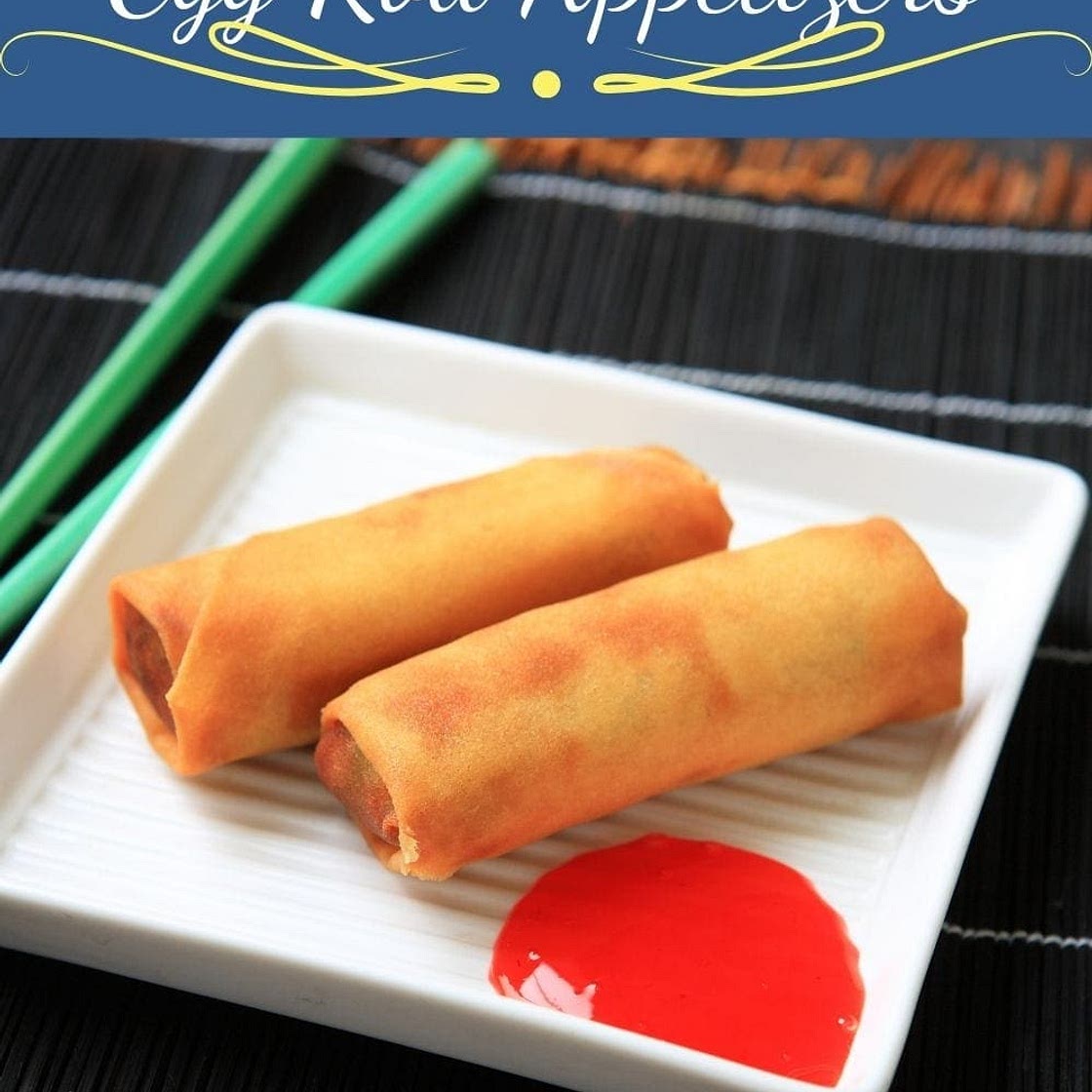 Crab Rangoon Egg Roll Appetizers