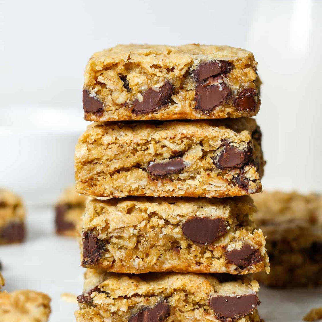 Oatmeal Chocolate Chip Bars