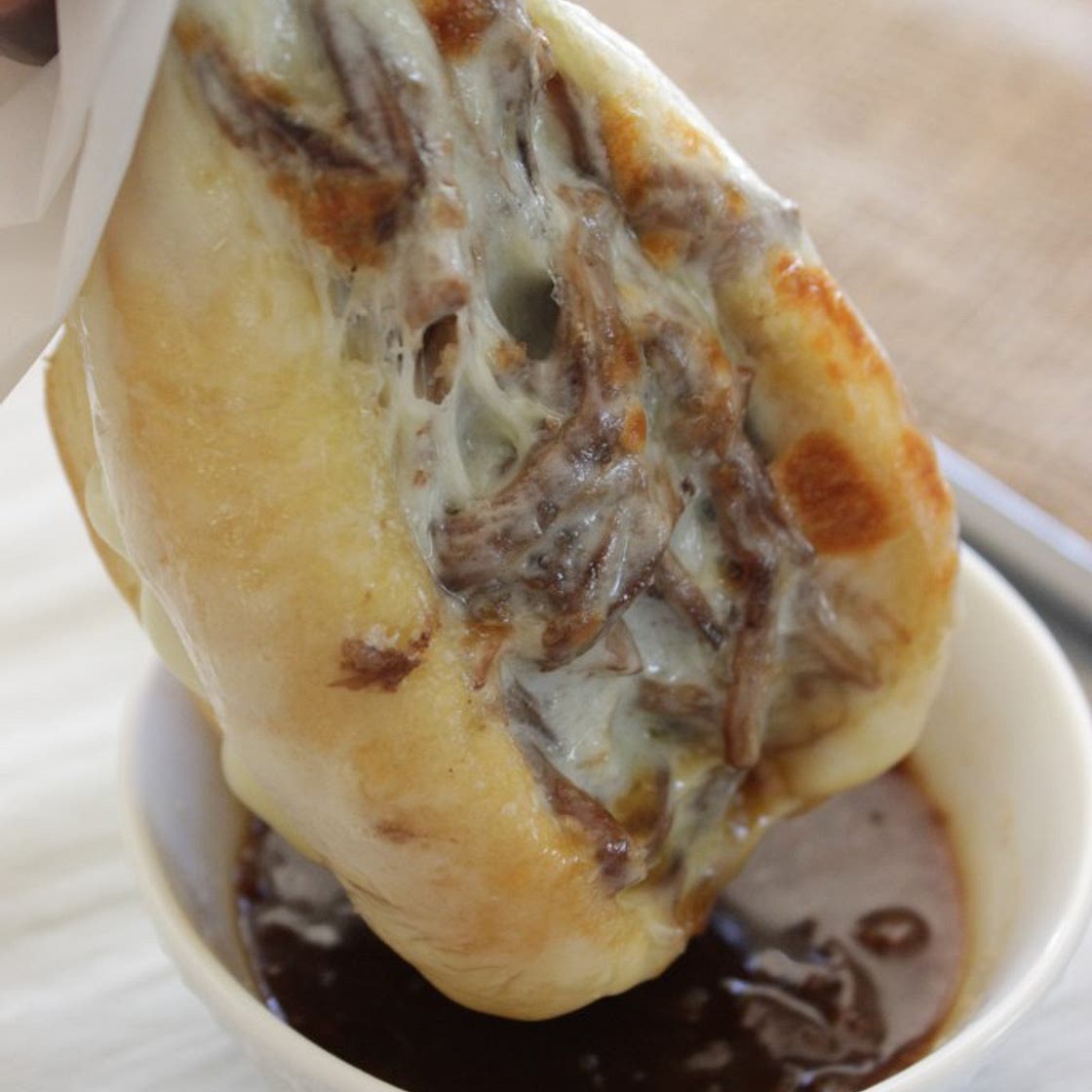 Crock Pot French Dip Sandwiches