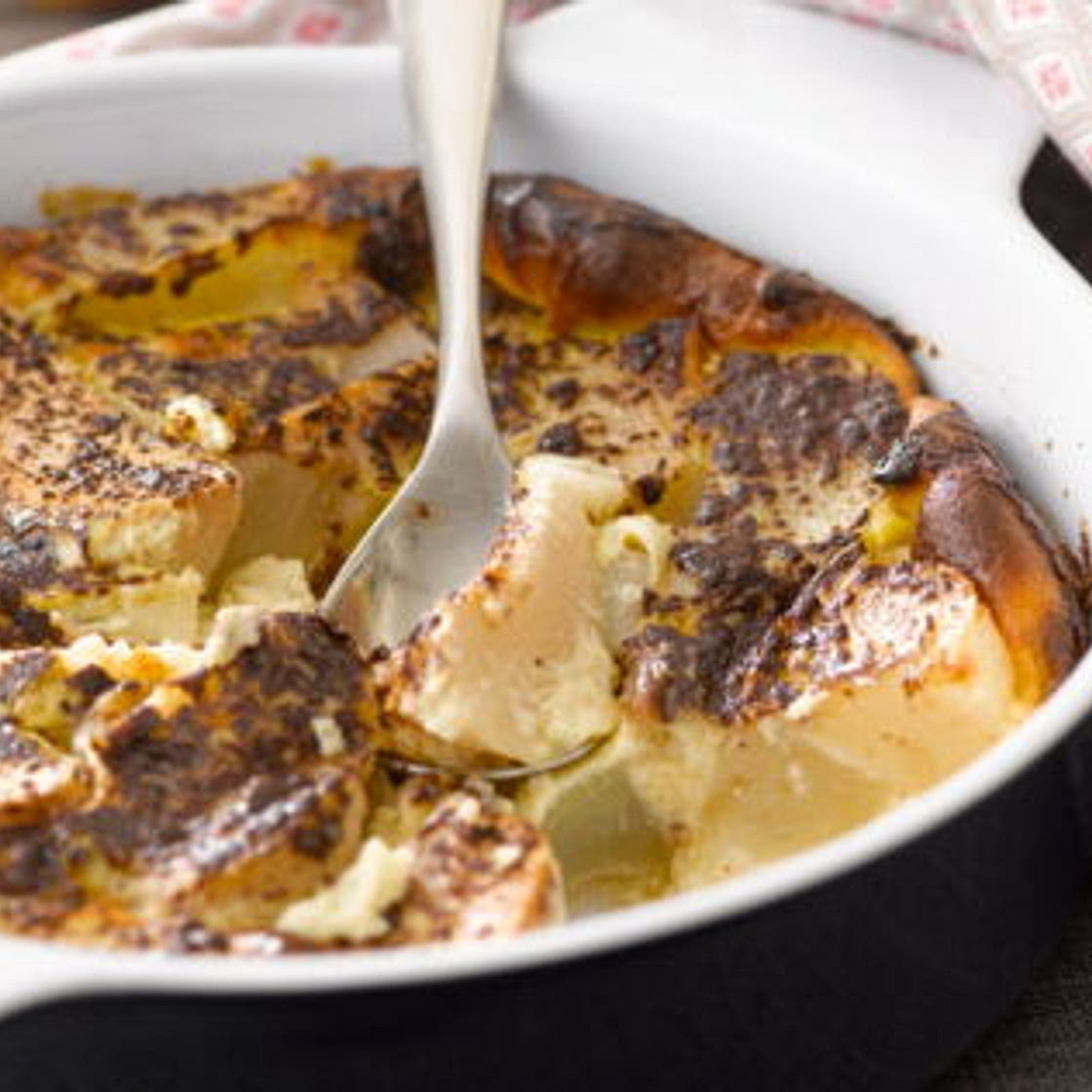 Clafoutis poire chocolat