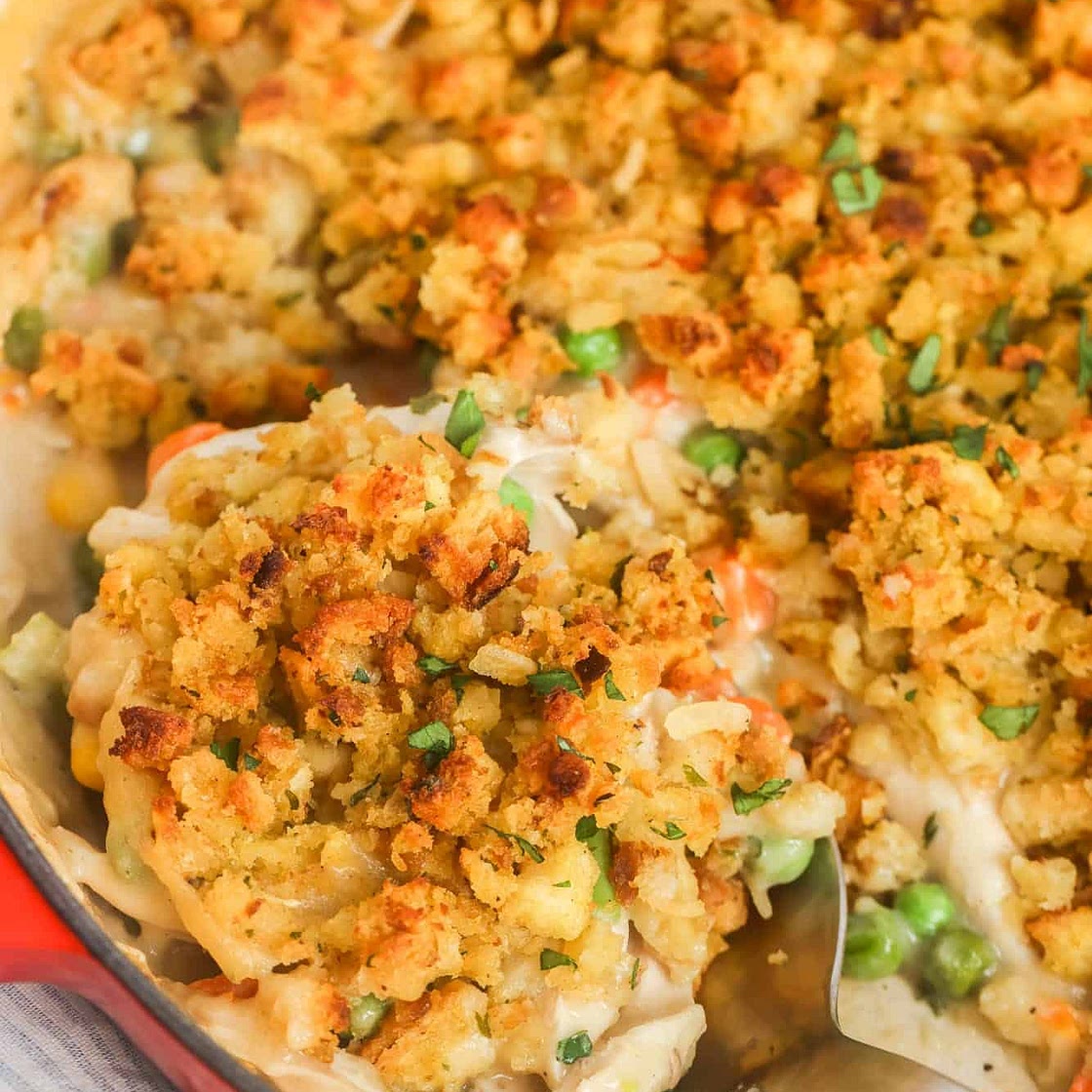 Chicken Stuffing Casserole
