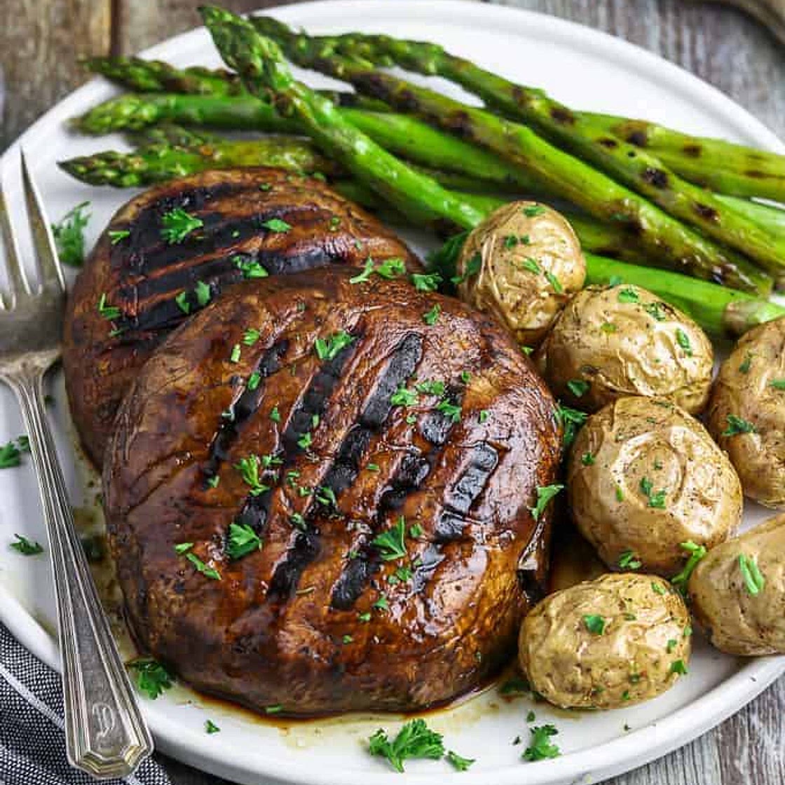 Grilled Portobello Mushroom Steaks