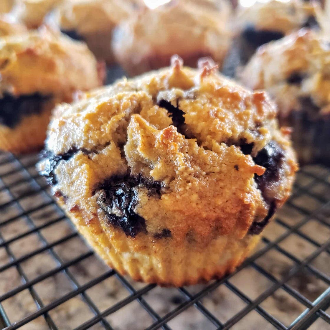 Almond blueberry muffins