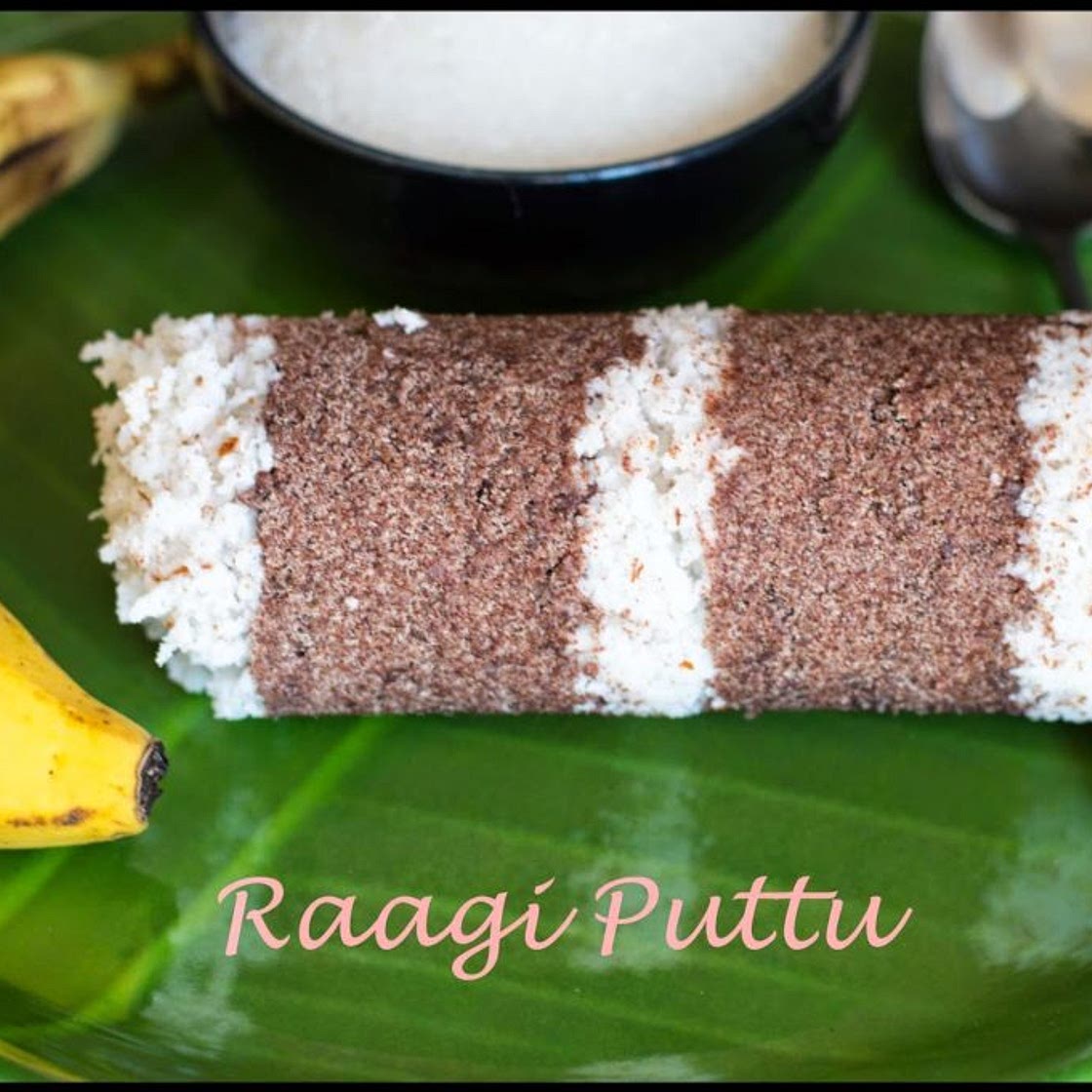 Kerala Style Ragi Puttu Recipe | Finger Millet (Kezhvaragu) Puttu Recipe
