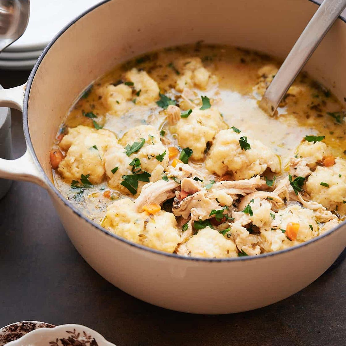 Chicken and Ricotta Dumpling Soup