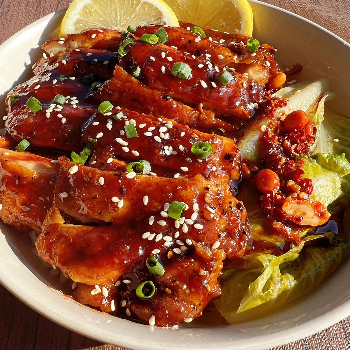 Lemon Honey Teriyaki Chicken Thighs