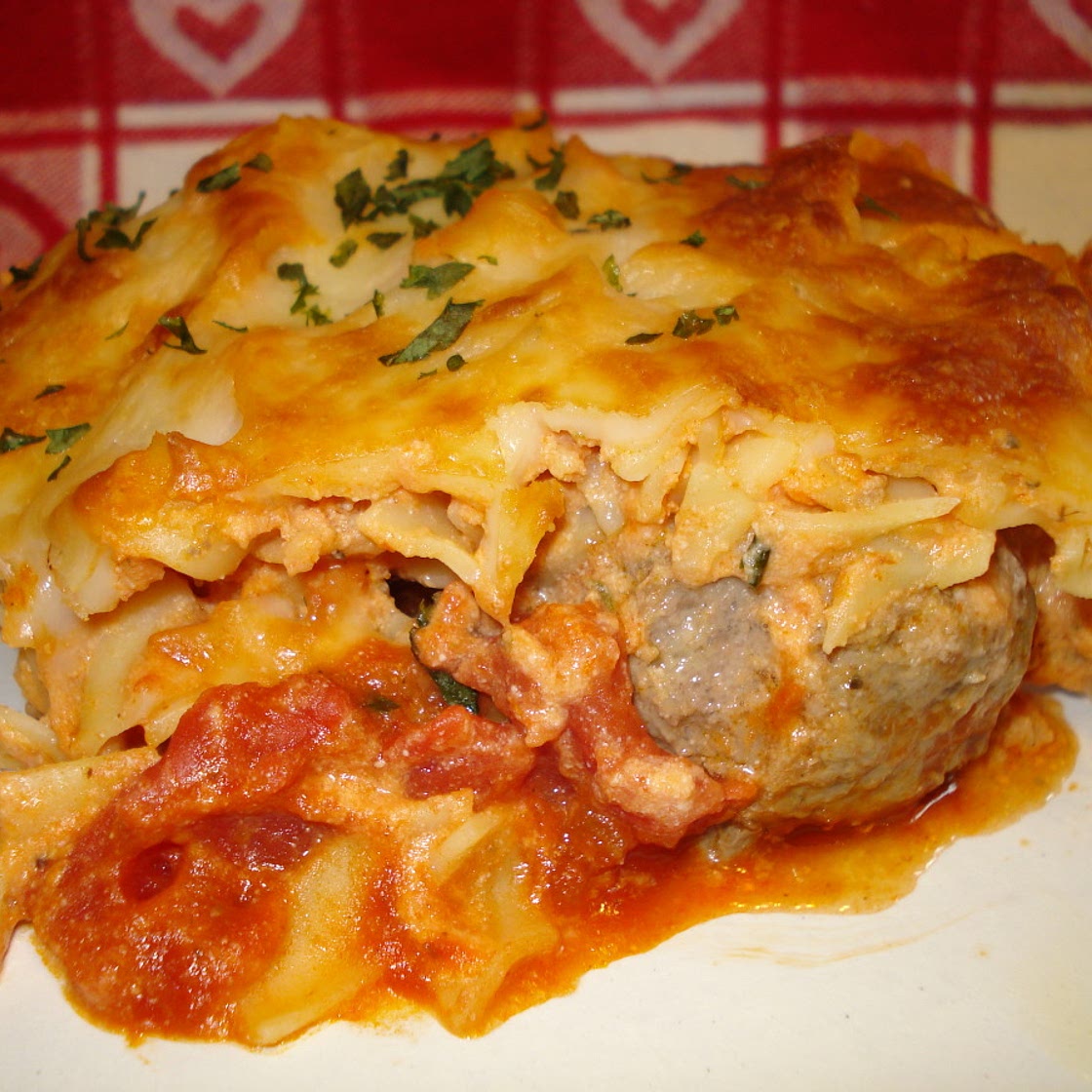 Paula Deen's Layered Meatball Casserole