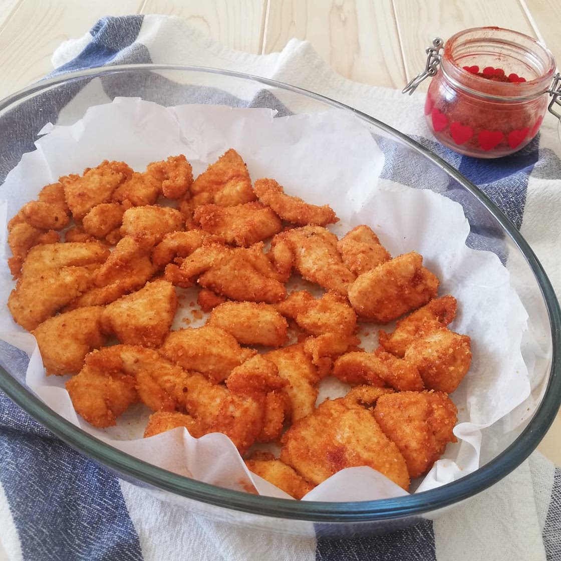BOCCONCINI DI POLLO ALLA PAPRIKA al forno