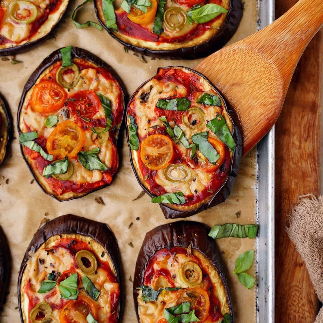 Auberginen Pizza Rezept