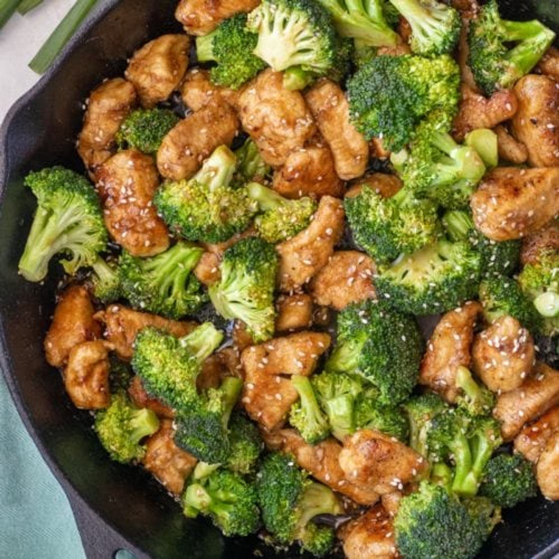 Honey Sesame Chicken and Broccoli