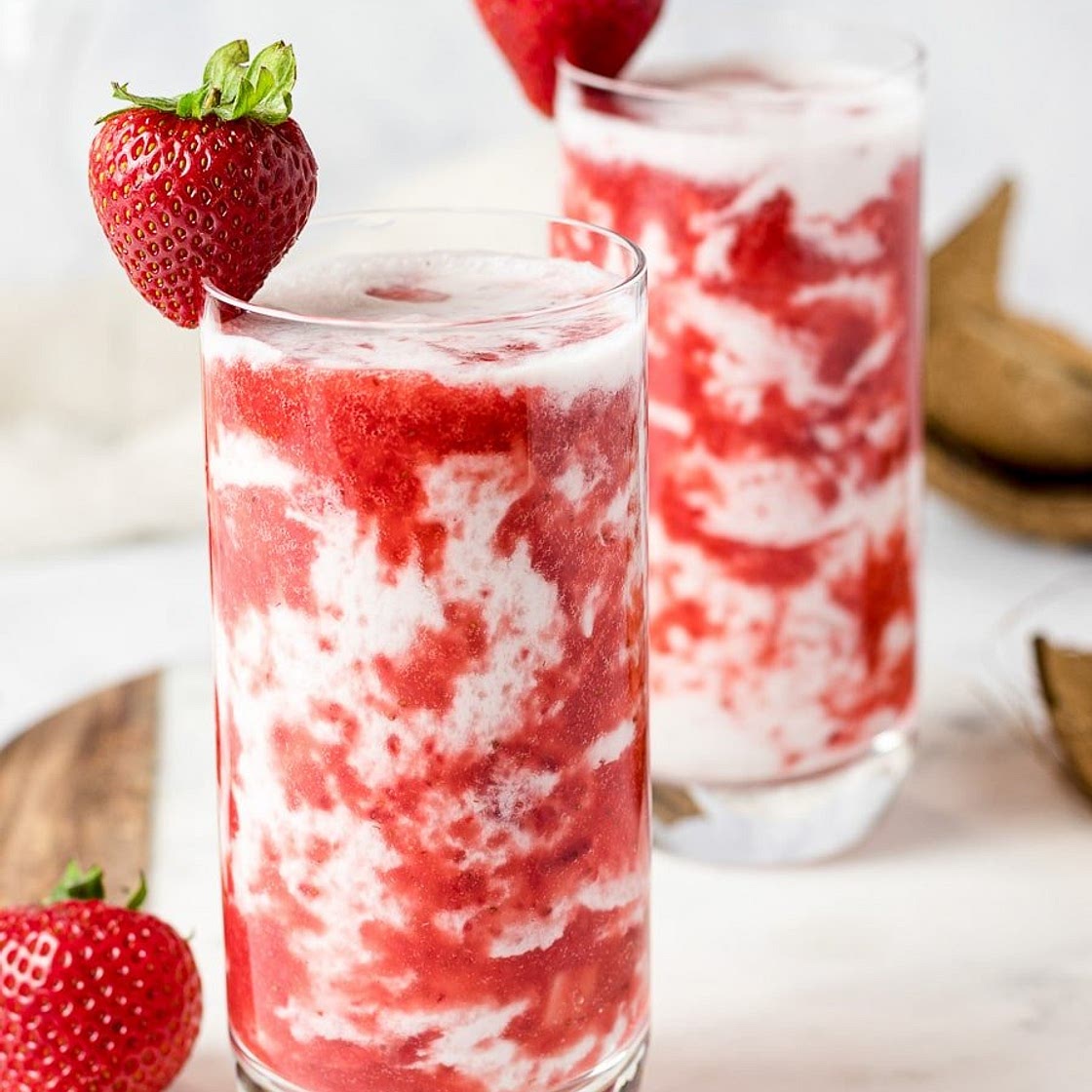 Homemade Korean Strawberry Milk