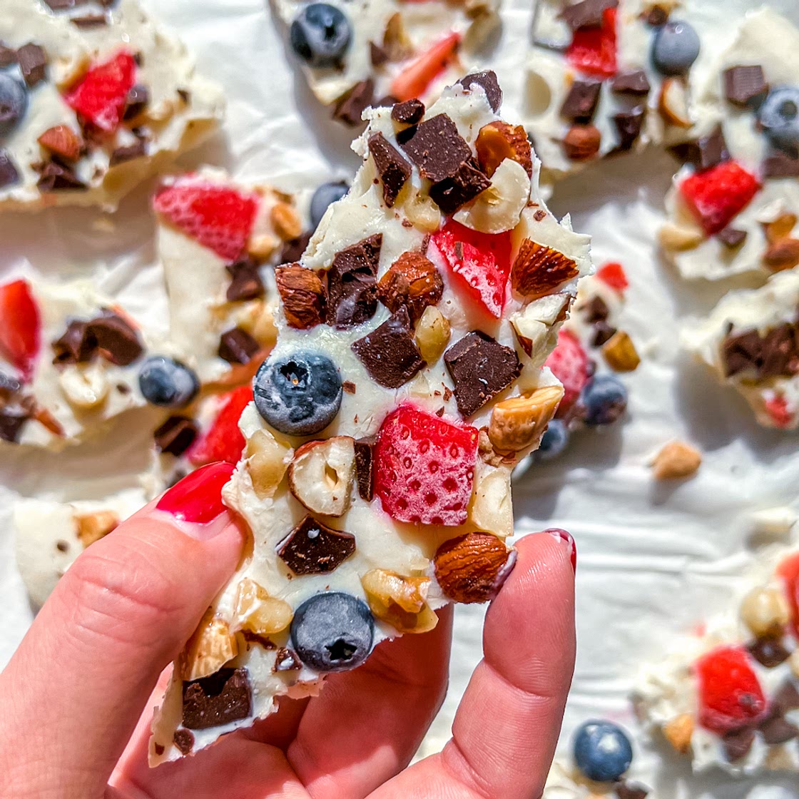 Frozen Yoghurt Bark