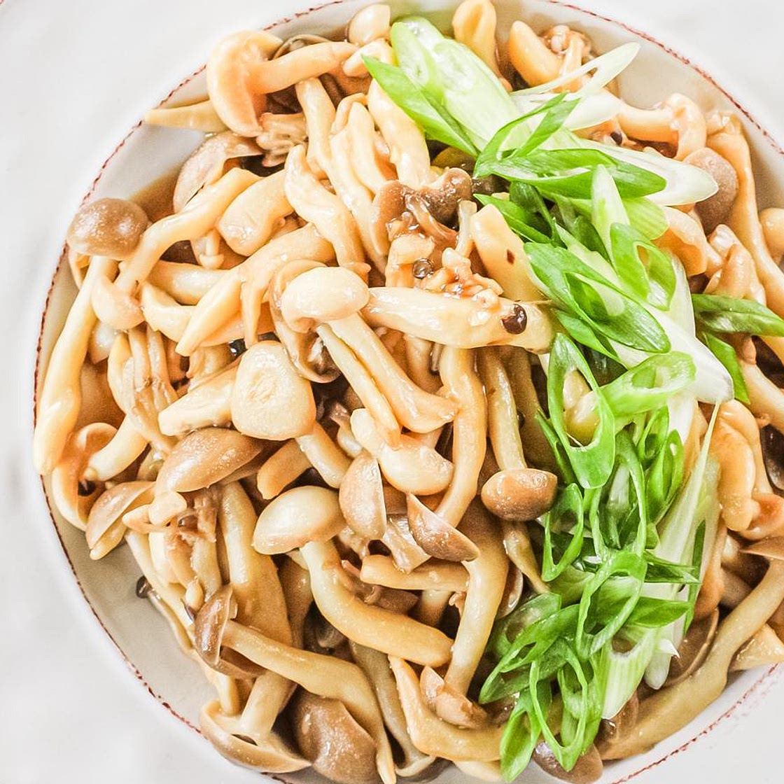 Butter Garlic Soy Sauce Shimeji Stir Fry