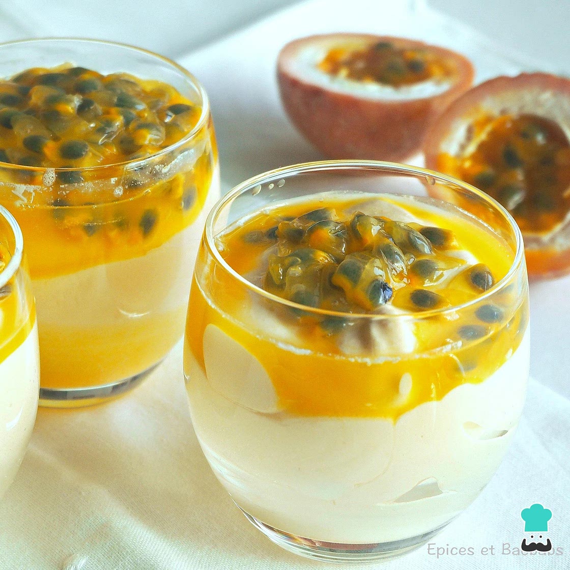 Receita de Mousse de maracujá simples