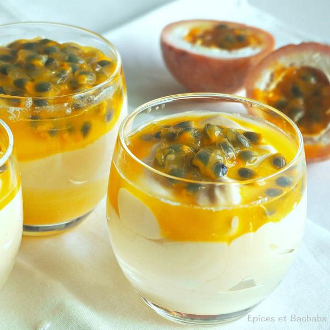 Receita de Mousse de maracujá simples