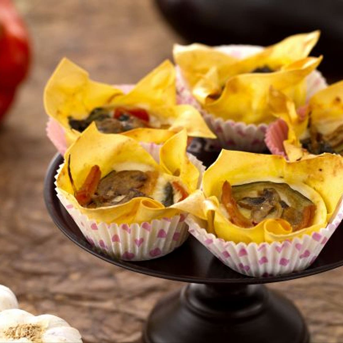 Lasagne vegetariane cupcake