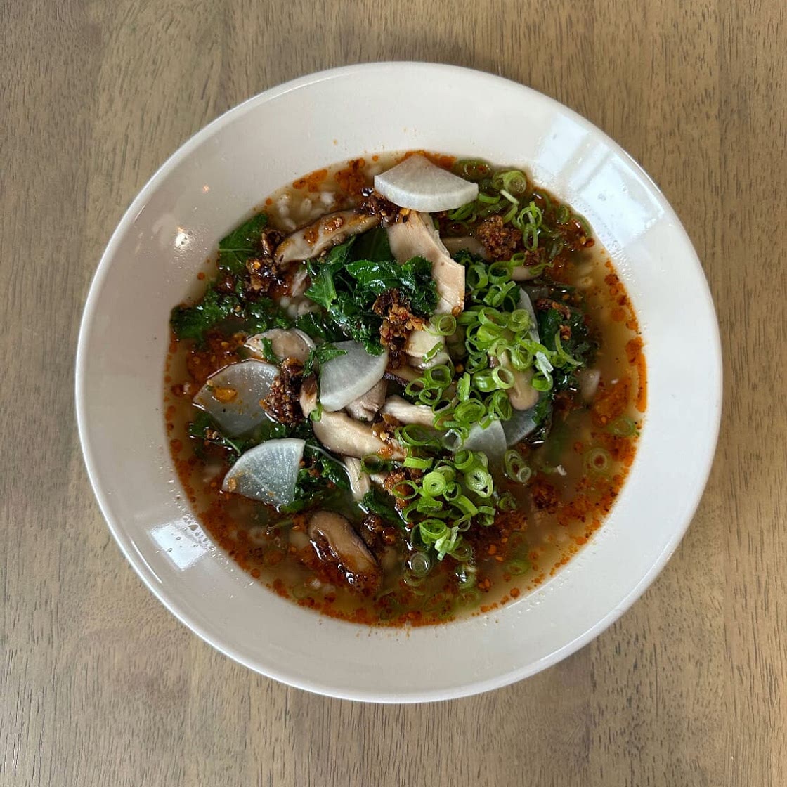 Chicken, Barley and Mushroom Soup