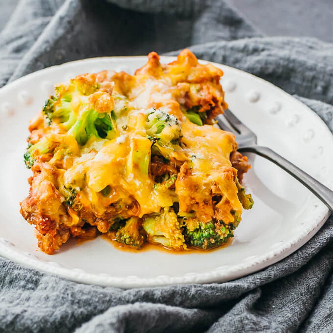 Ground Beef & Broccoli Casserole
