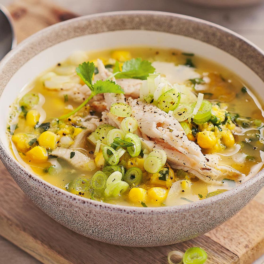 Chinese chicken and sweetcorn soup
