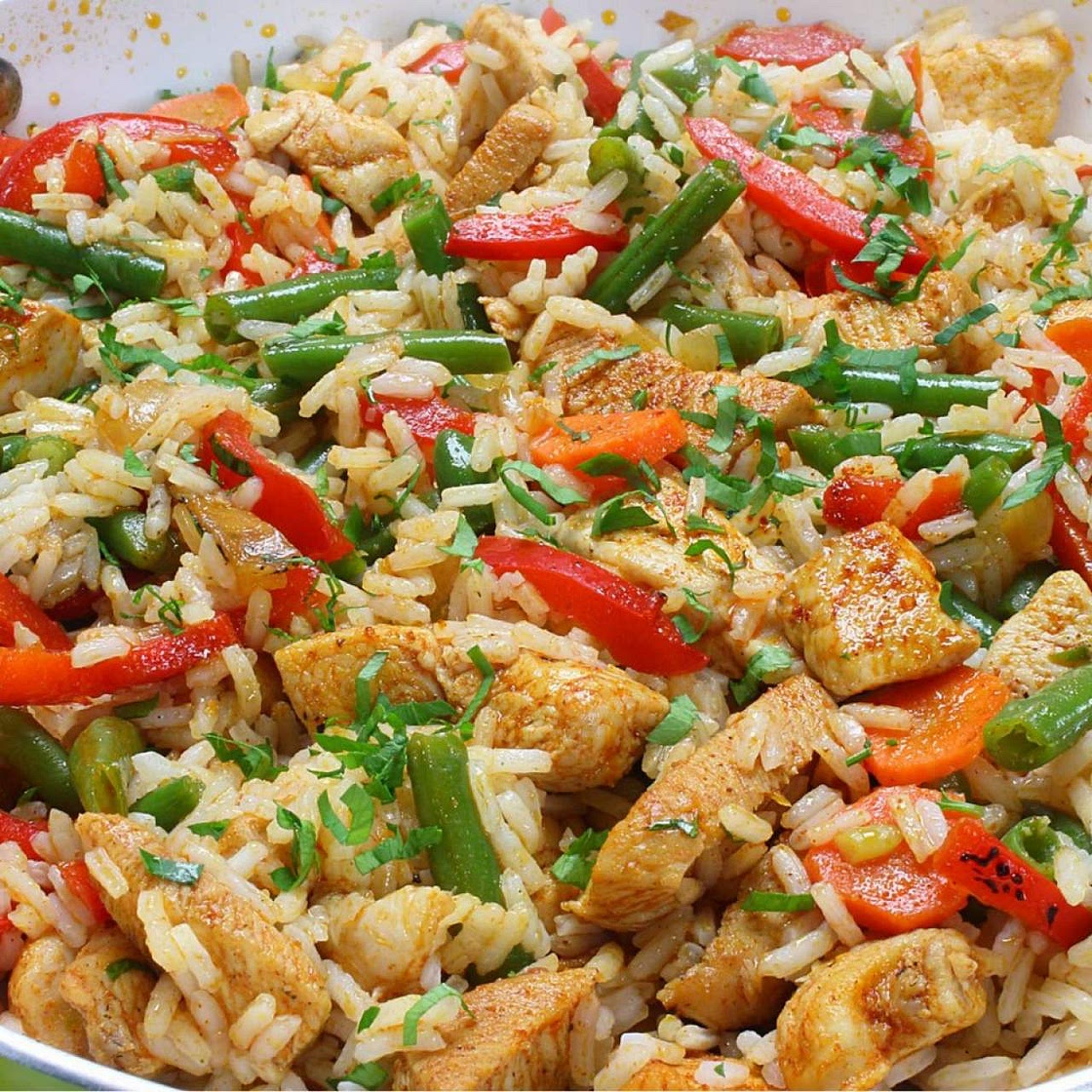 Healthy Chicken Fried Rice