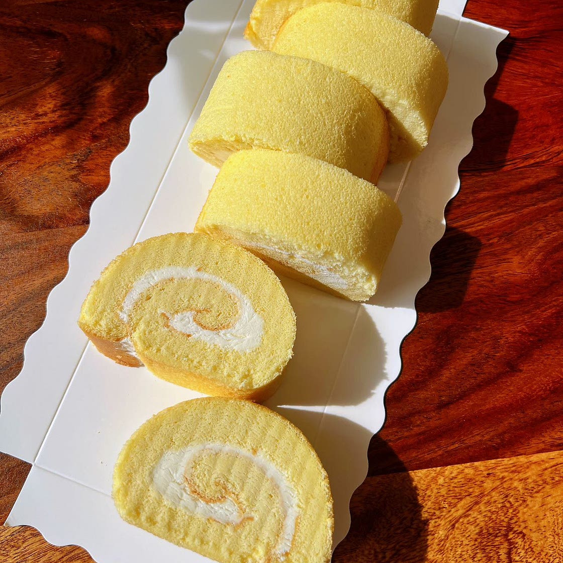 Japanese Roll Cake - Basic Chiffon Sheet Cake Recipe