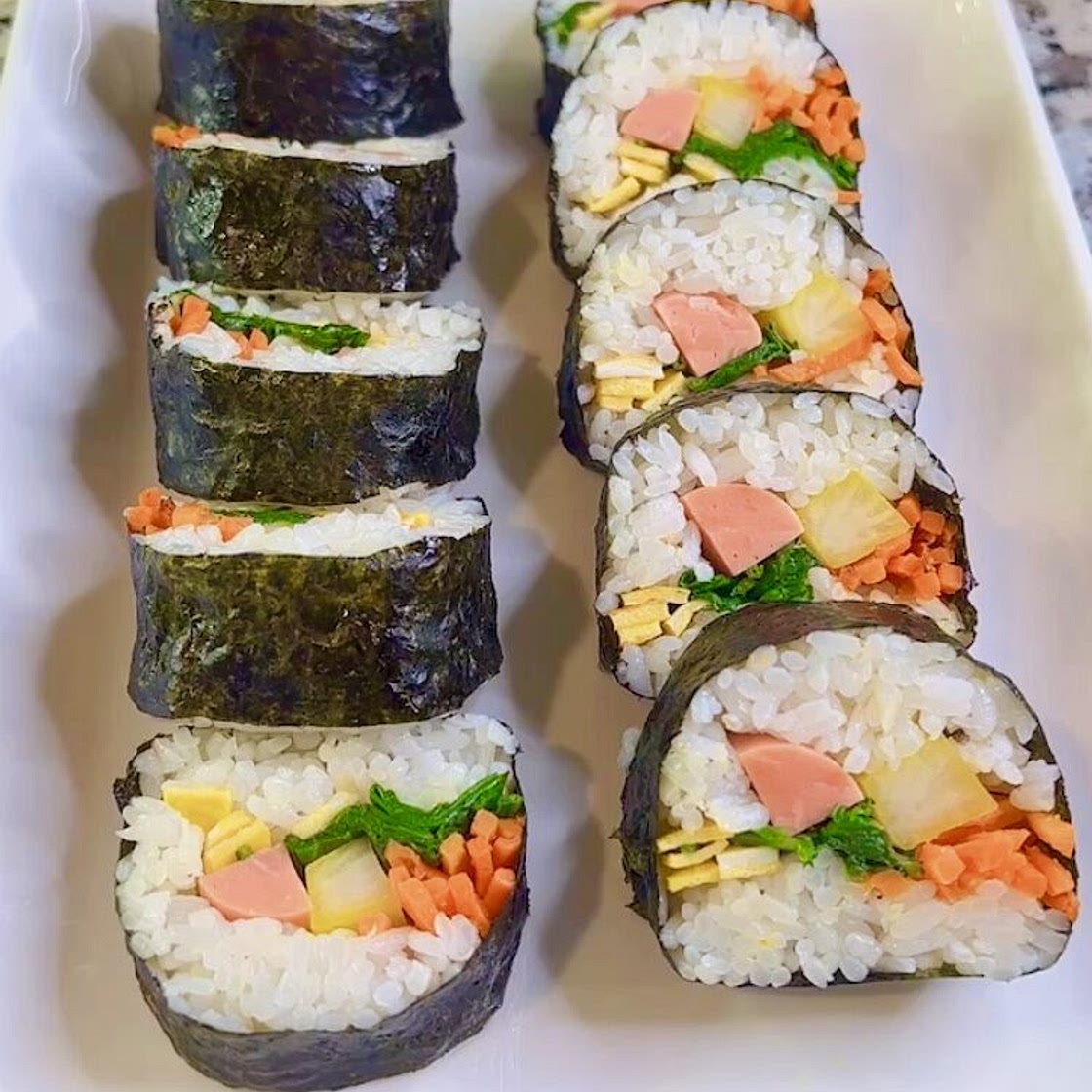 Kimbap (Korean Rice Rolls)