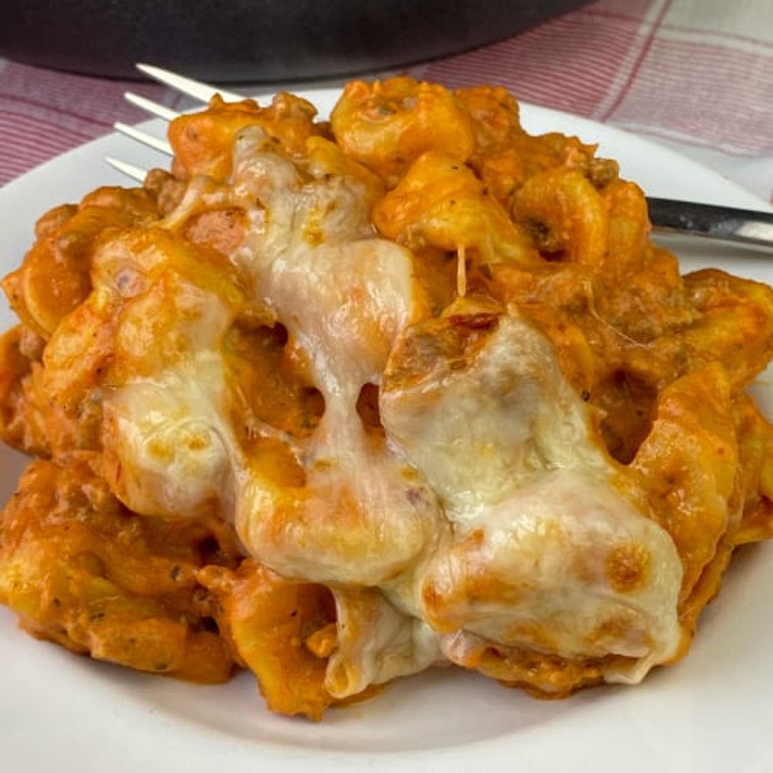 Cheesy Ground Beef Tortellini