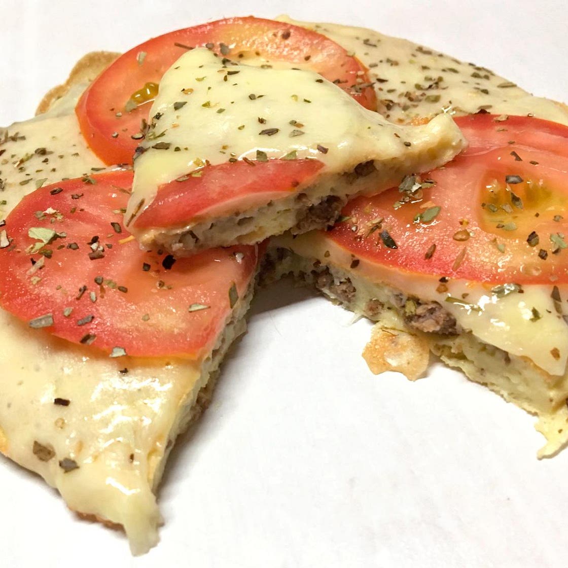 Receita de Pizza de tapioca na frigideira