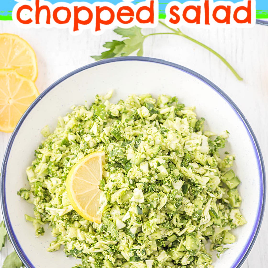 GREEN GODDESS CHOPPED SALAD {TikTok Recipe}