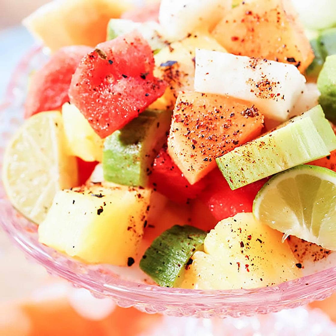 Mexican Fruit Salad with Tajin