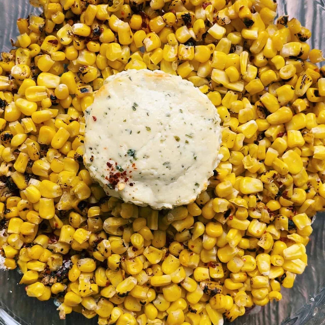 Cheesy Corn Summer Pasta