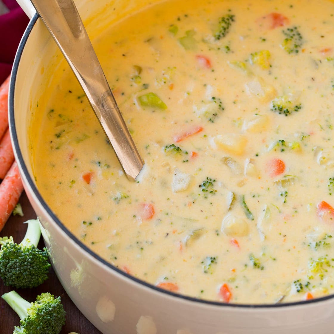 Cheddar Broccoli Potato Soup