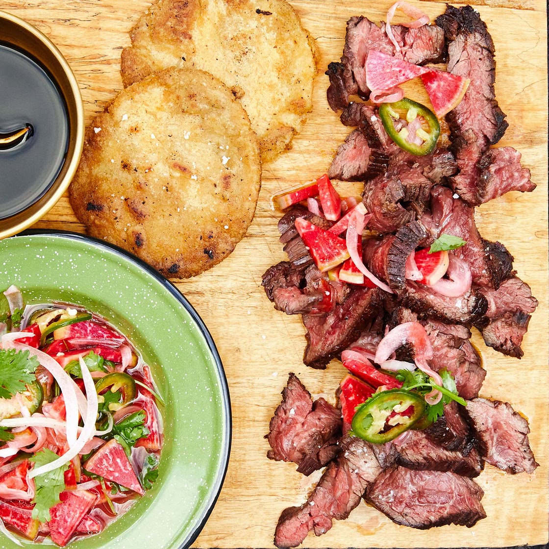 Hanger Steak With Chimol