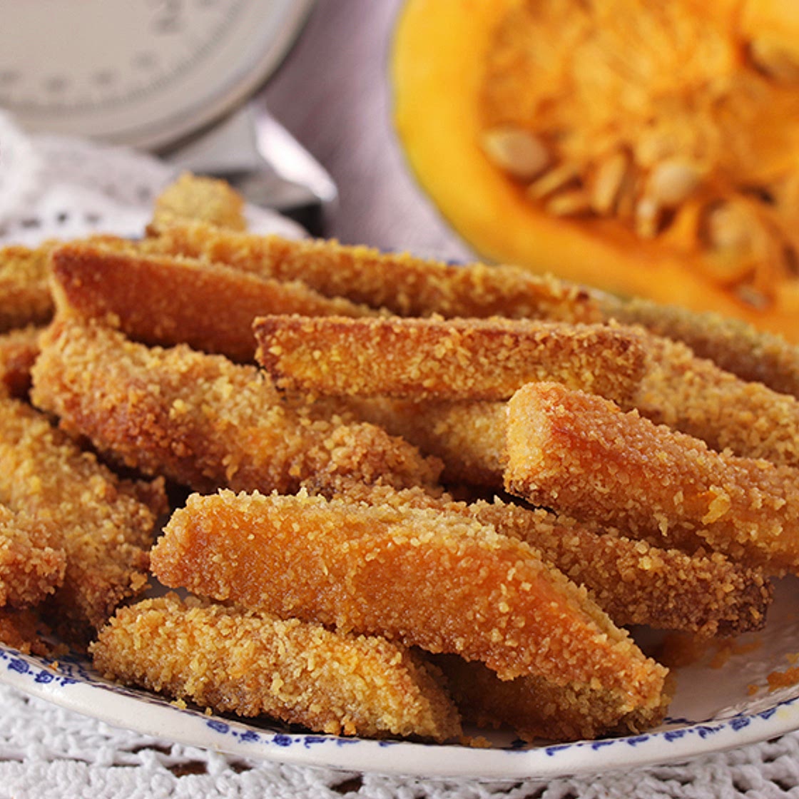 BASTONCINI DI ZUCCA AL FORNO