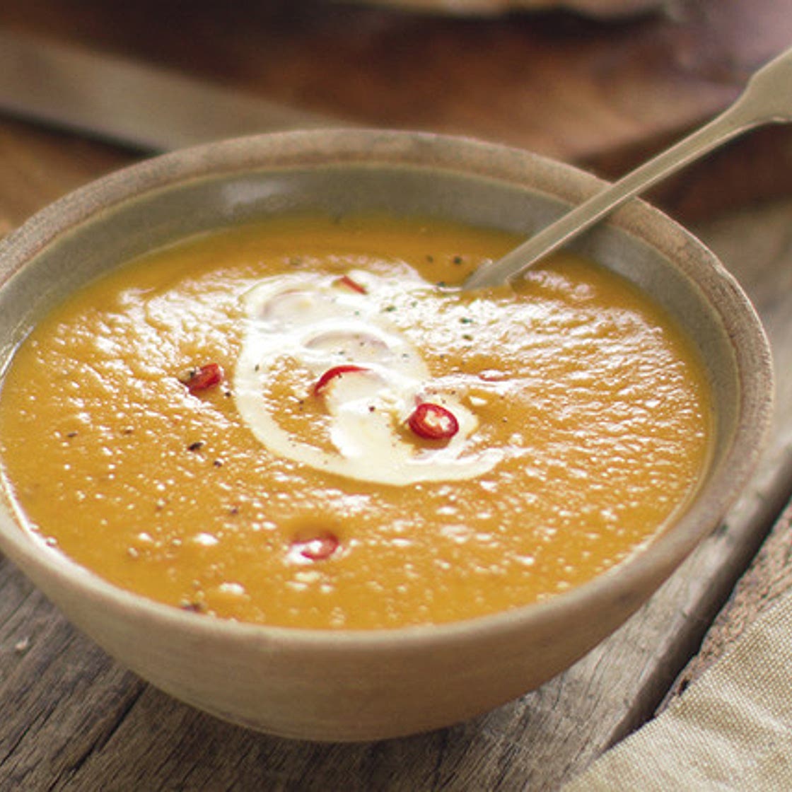 Curried Butternut Squash Soup