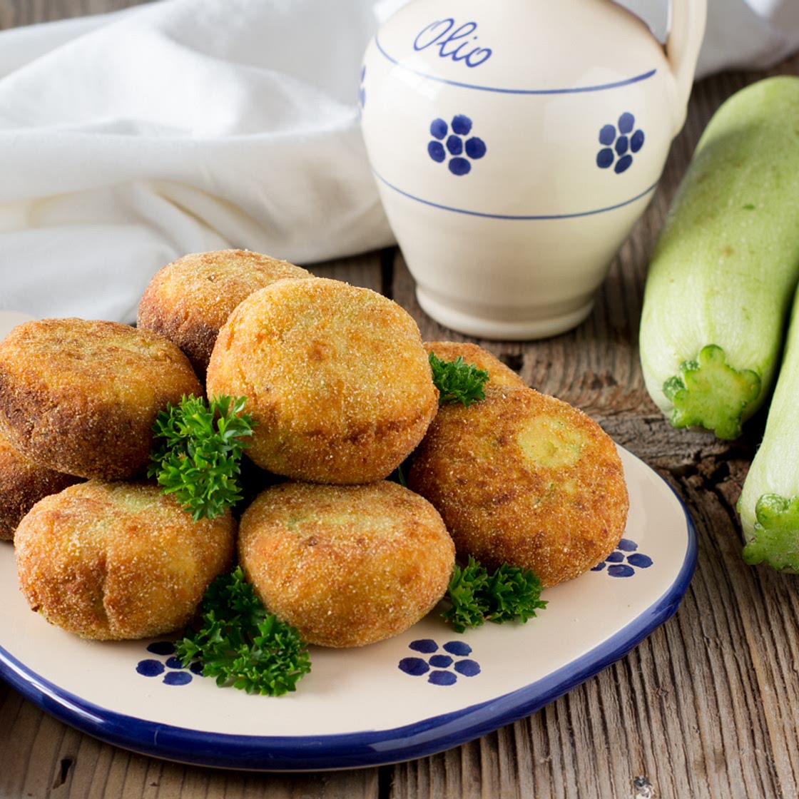 Polpette di zucchine ricotta e tonno - Anche al forno