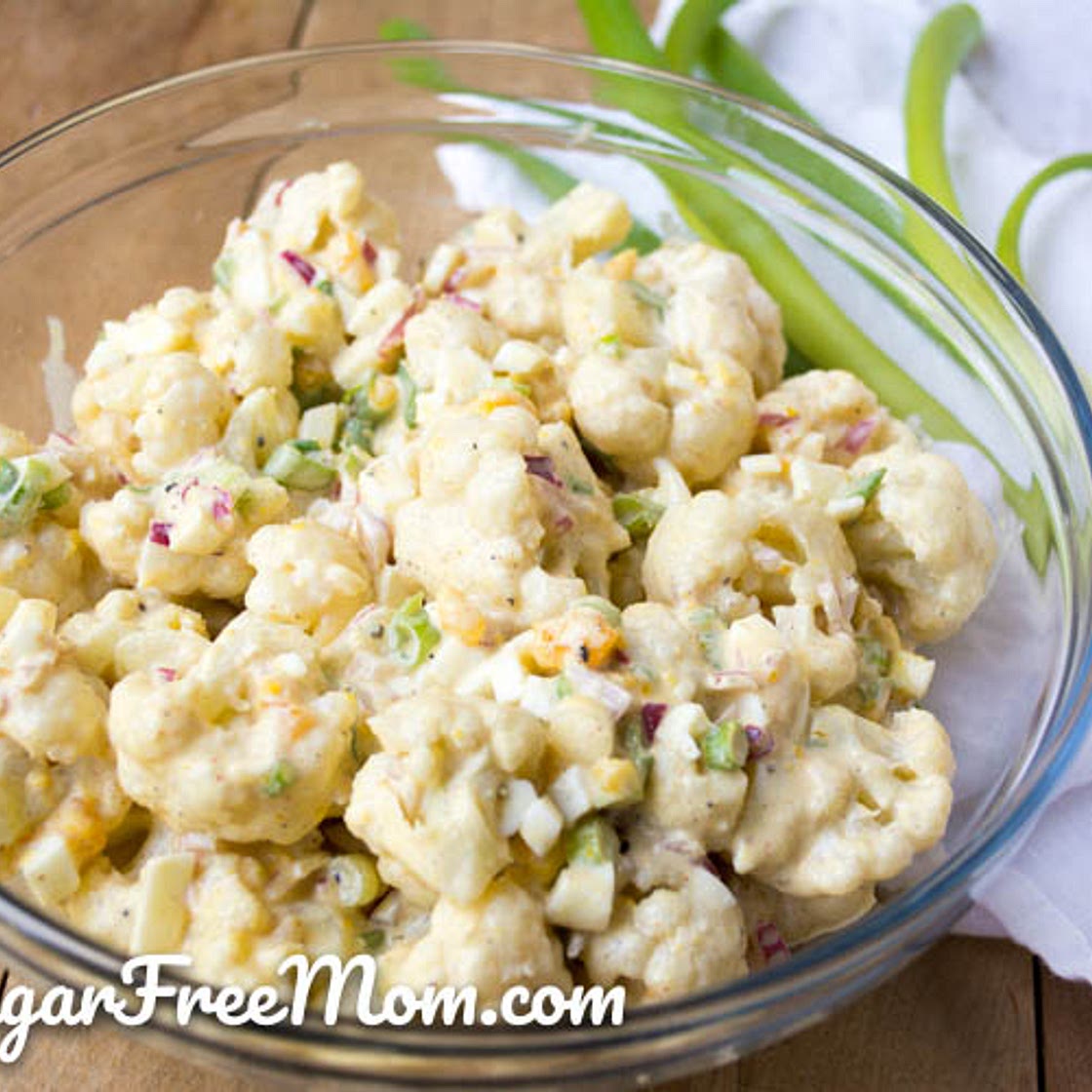 Low Carb Cauliflower Mock Potato Salad