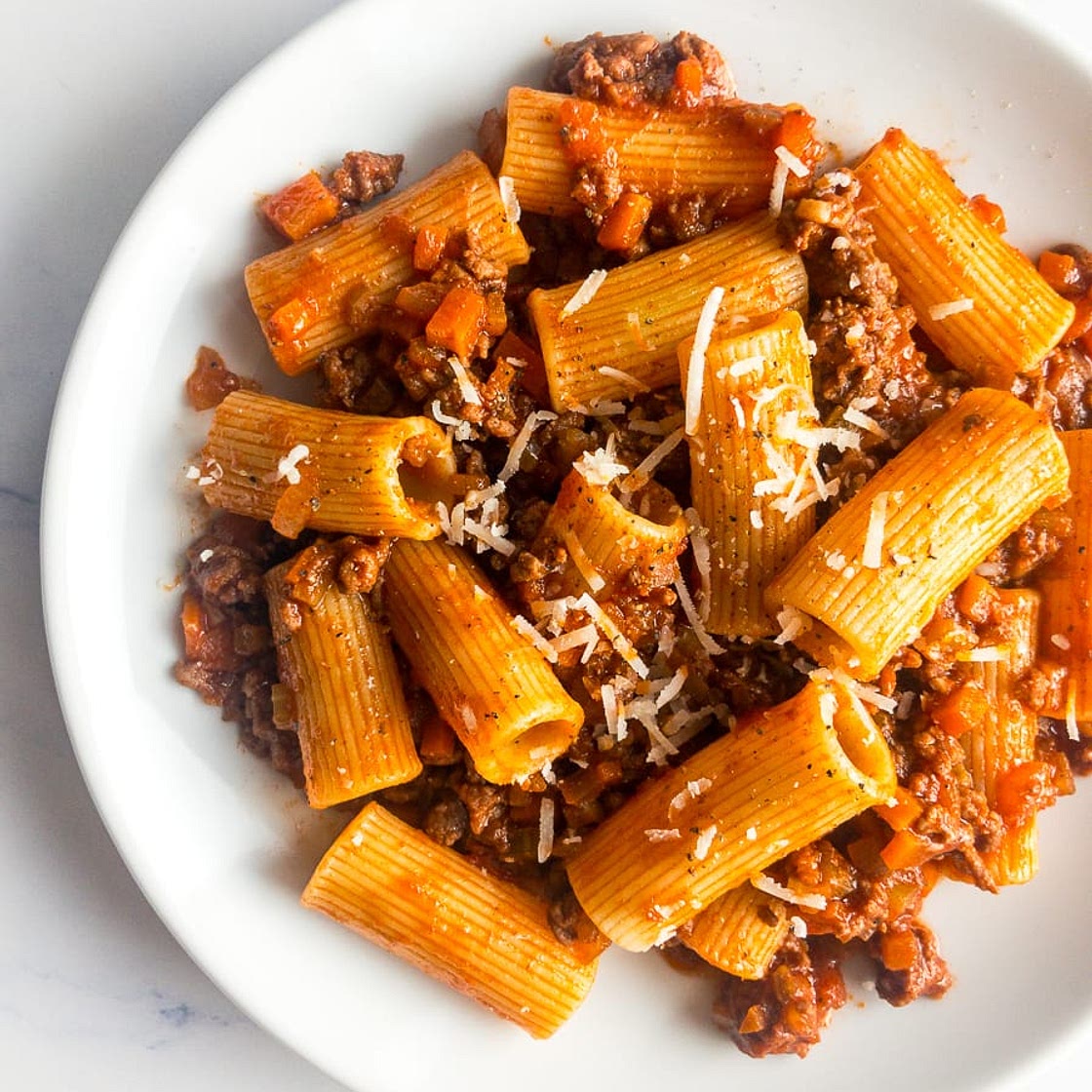 Rigatoni Bolognese