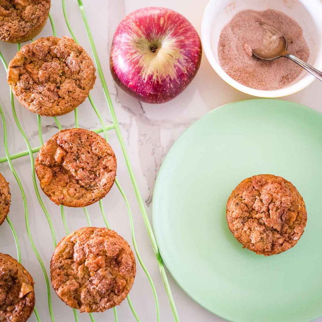 Apple Zucchini Muffins