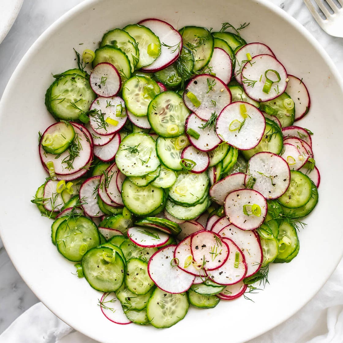Cucumber Radish Salad